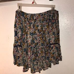 Forever 21 Off-the shoulder floral top